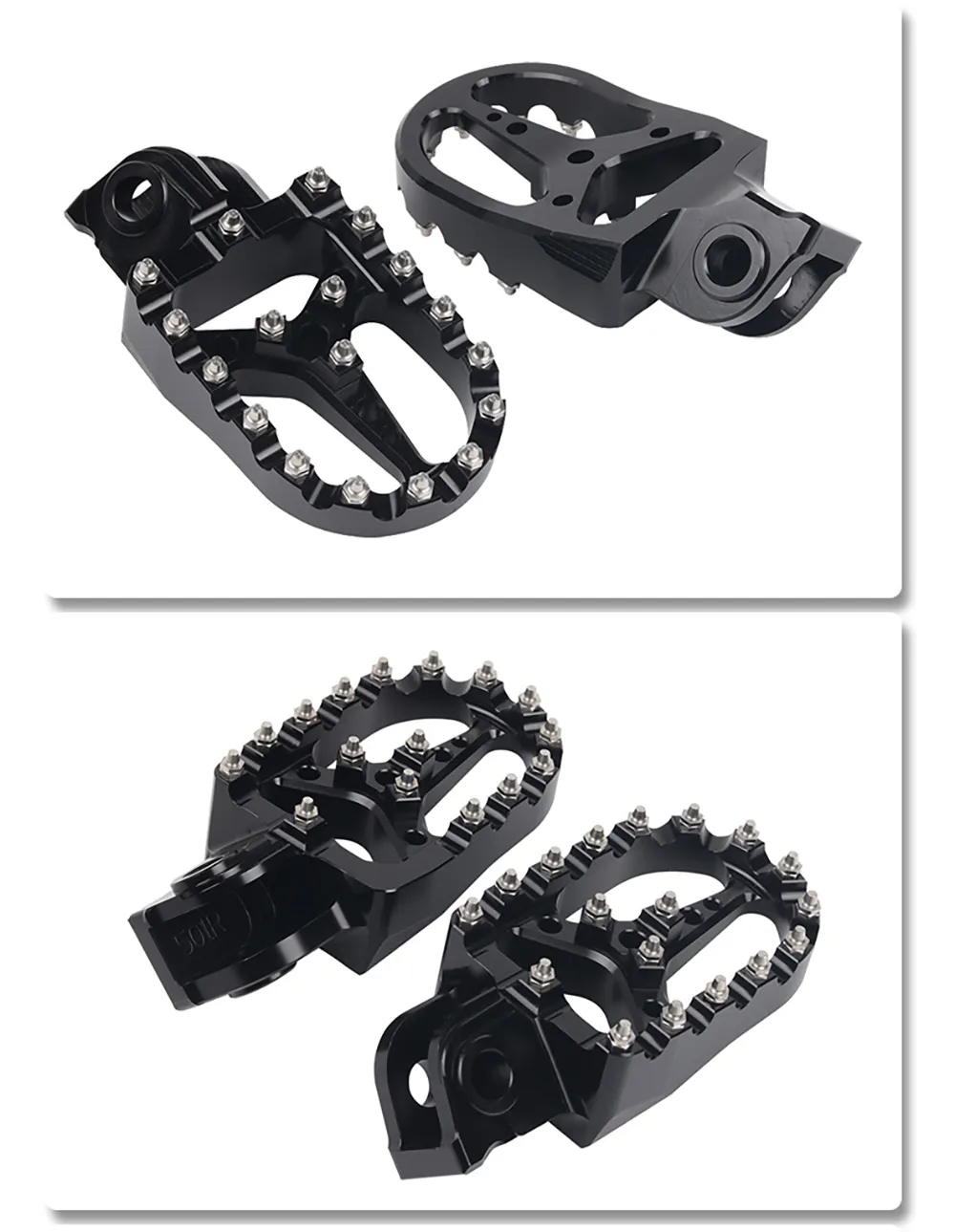 2024CNC Foot Pegs Footrests For Husqvarna 701 Supermoto