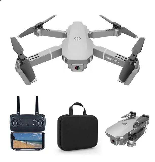 2021 E68Pro Mini Drony HD 4K 1080P WiFi FPV Drony wysokość Wysokość Tryb RC Składany dron quadcopter dla dzieci prezent E58E688372050