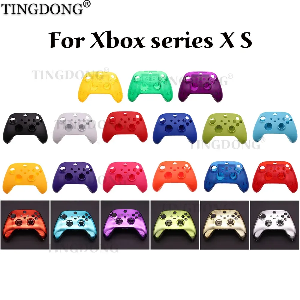 Fälle Ersatz vorne Häuserhäuser Deckabdeckung Faceplate für Xbox Xbox Series S / Xbox Series X Controller