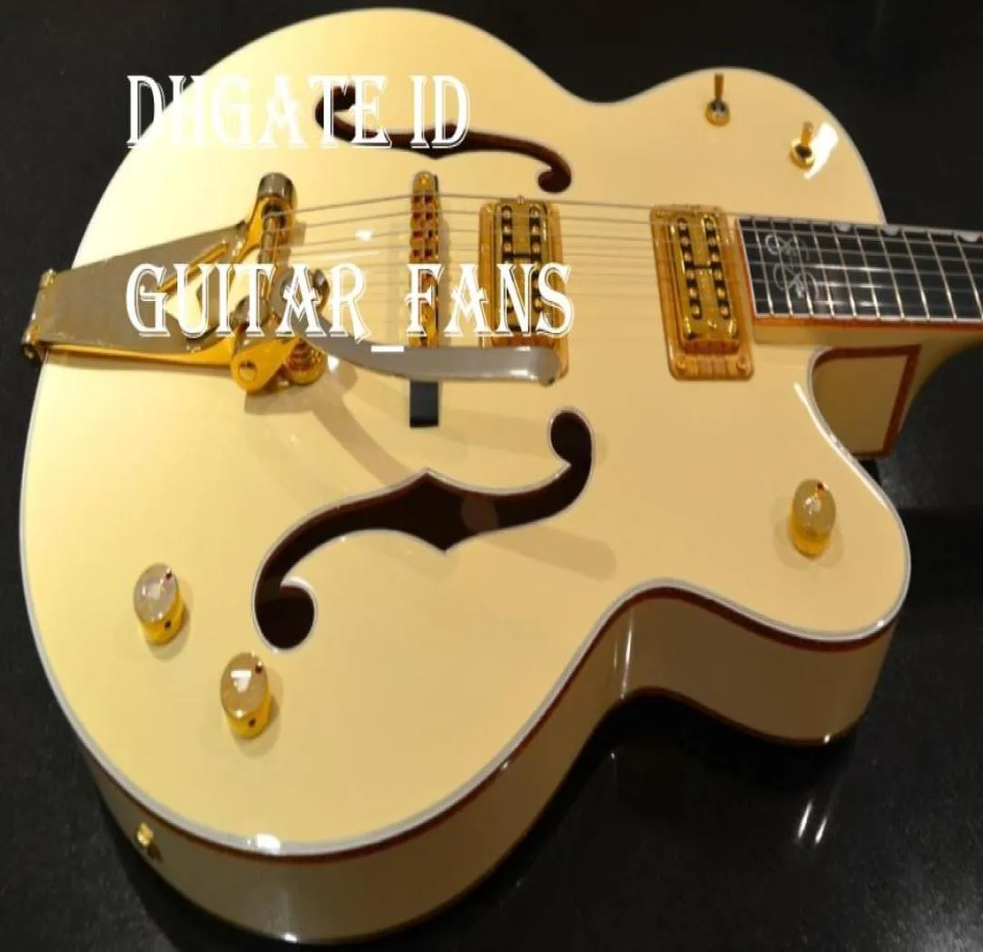 Dream Guitar G61361958 Steven Stills White Falcon Cream White Electric Guita Hollow Body F Bigs Bigs Bigs Bridge7615807