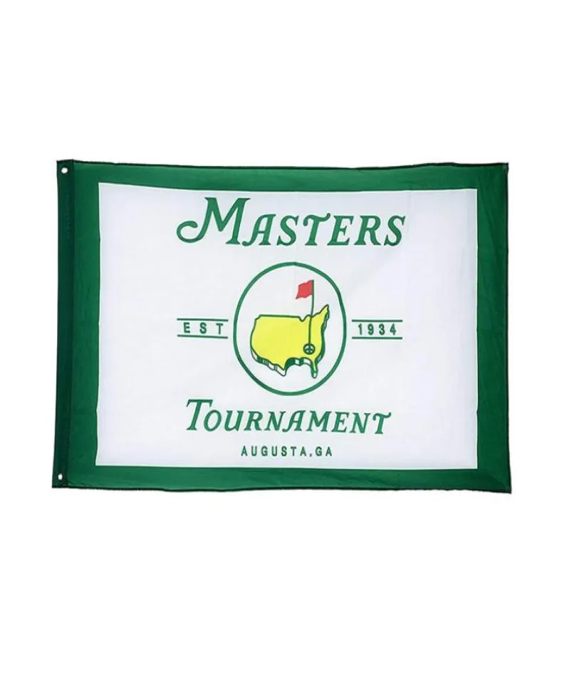 Master Golf 2020 Flag 3x5 ft Golf Banner 90x150cm Festival Gift 100d Polyester Indoor Outdoor Imprimé Flag5566588