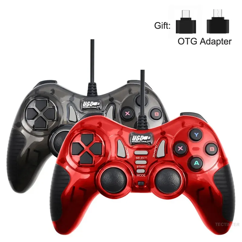 Gamepads USB Gamepad For Joystick PC/Android/SetTop Box/Arcgade Machine/PS3 USB Wired Game Console Accessories Universal Interface