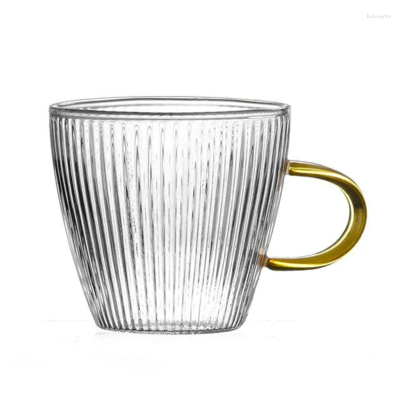Cups Saucers 2pcs 1pcs Transparent Teacup 100ml Borosilicate Glass Water Cup High-end Eco-Friendly Temperature Resistance Wine J493