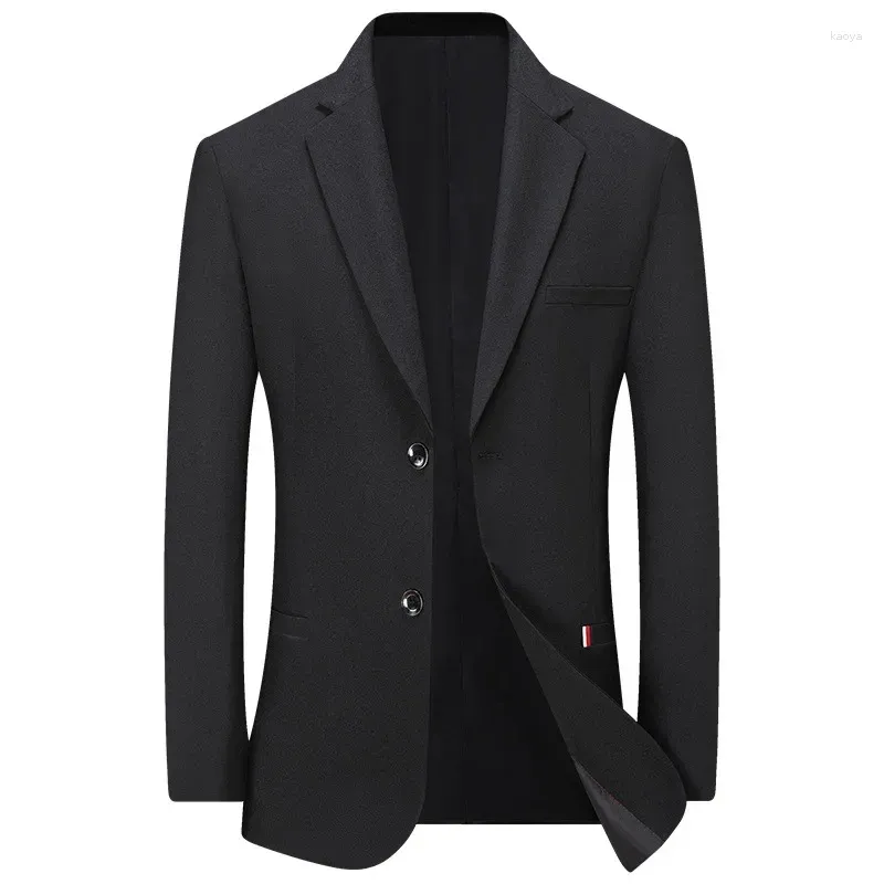 Men's Suits Man Solid Formal Wear Business Casual Coats Thin Blazers Jackets Spring Fashion Male Clothing 4X