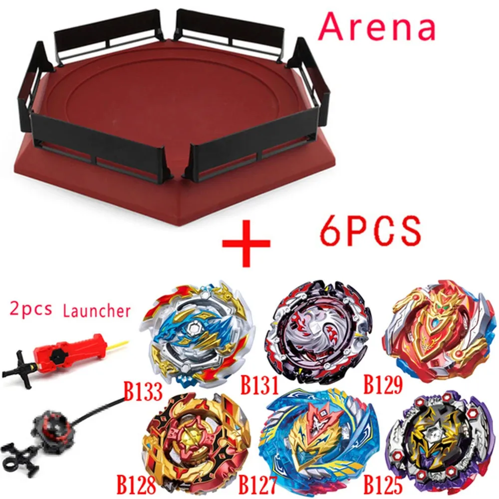 Toupie Bayblade Burst Toys met starter en arena bayblade metal fusion god spinnen top bay blade messen speelgoed beyblade 240412