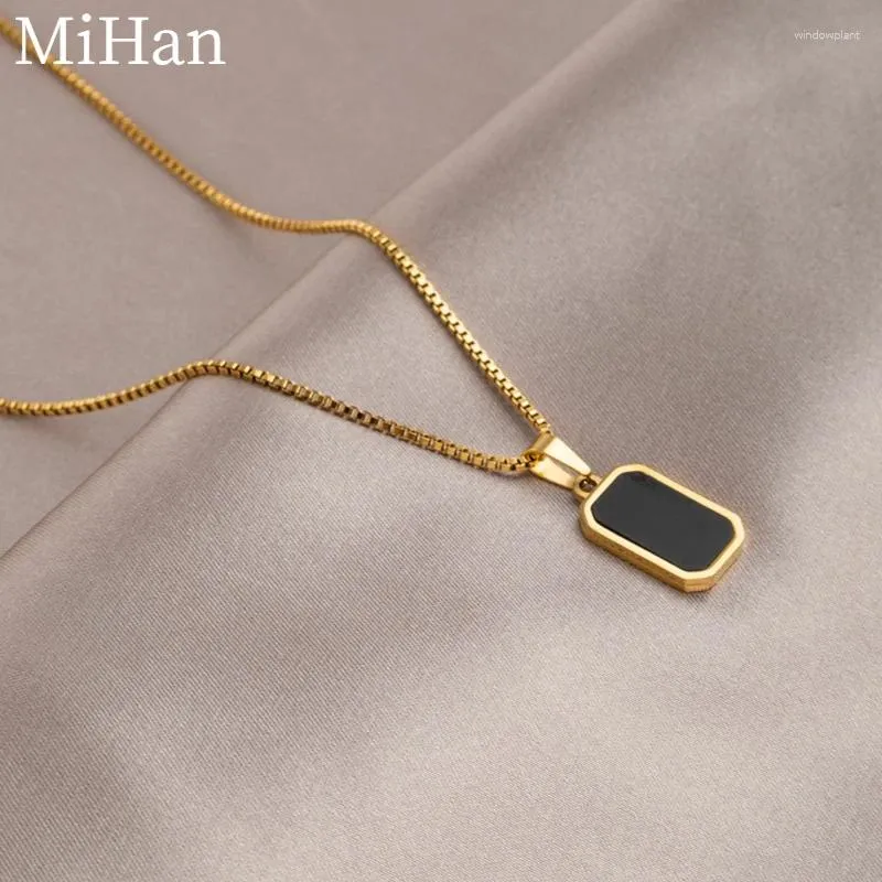 Pendant Necklaces MiHan Fashion Jewelry Sweet Korean Temperament Metal Geometry Necklace For Women Party Gifts Simply Design Accessories