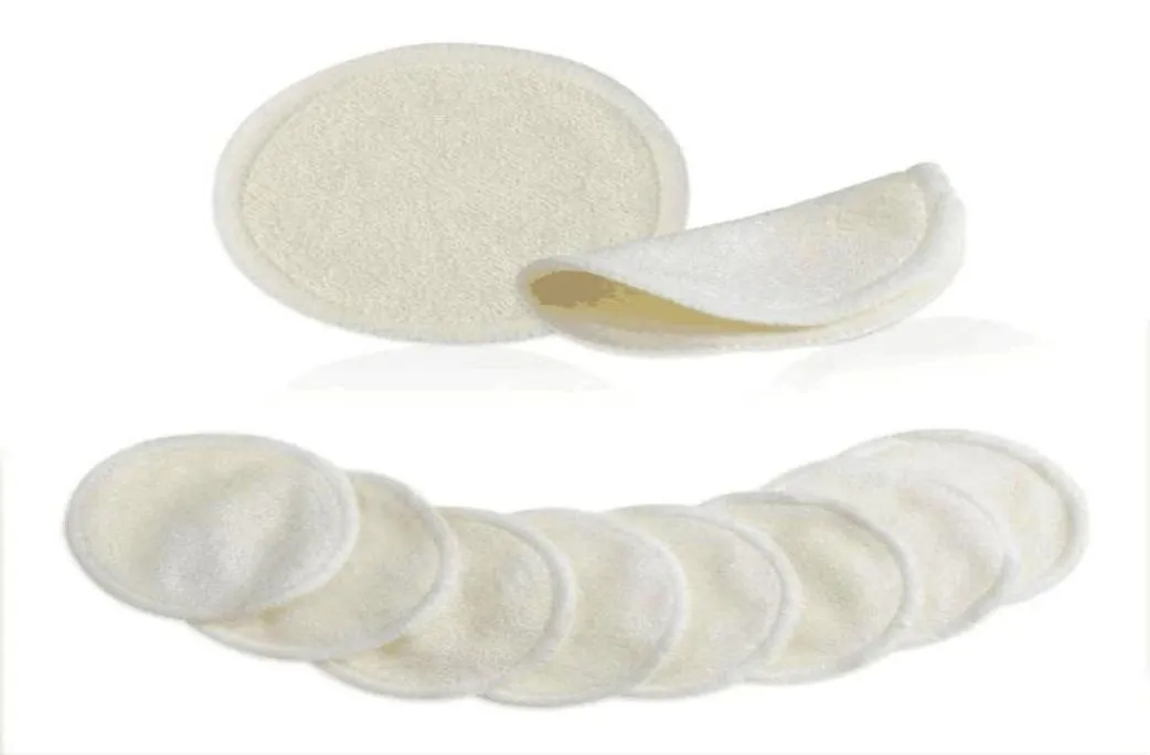 Bambu Fiber Makeup Remover Pad Velvet Bamboo Cotton Soft Dirt Resistant Washable återanvändbar skrubberskönhet Make Up Cleaning Tool L2449716