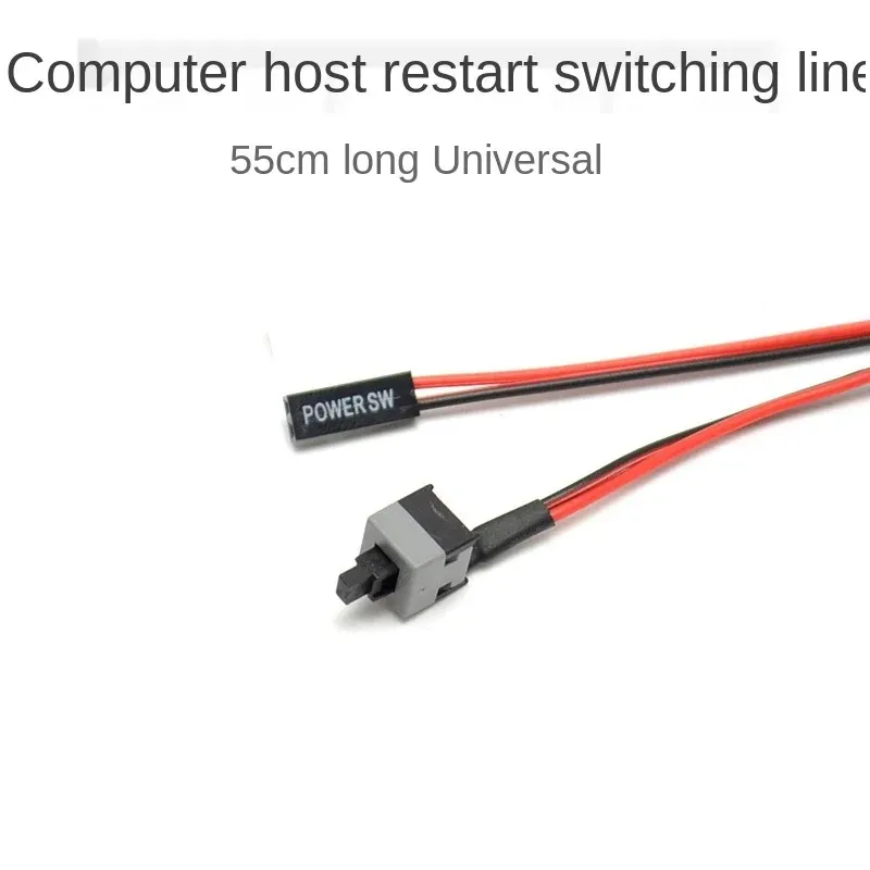 Linha de botão de inicialização do computador para desktop placa -mãe conectada à linha do chassi RESTART LINHA LINHA BOTÃO POWER RESET