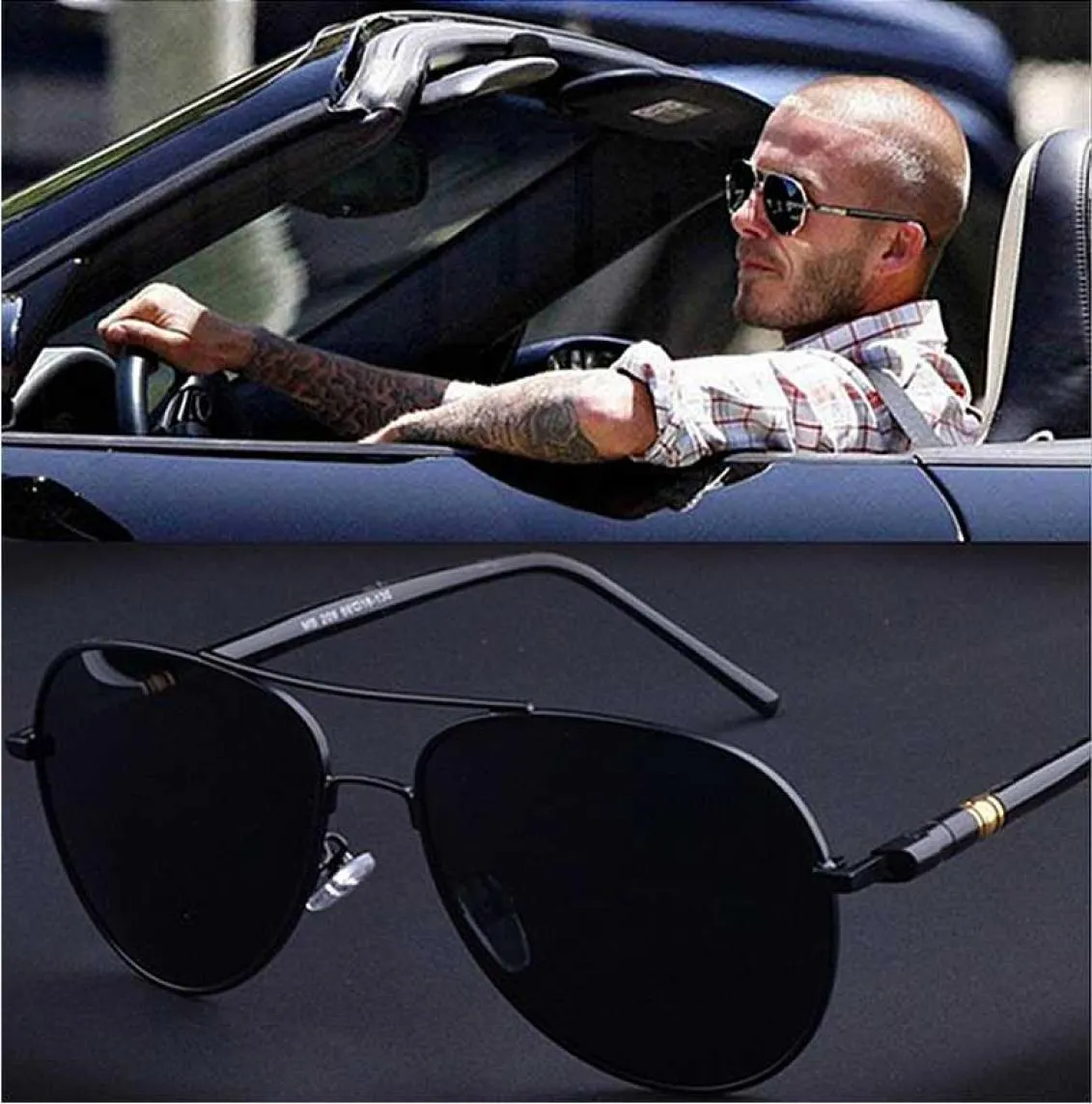 2020 Luxus Pilot -Sonnenbrille Männer Marke Designer polarisierte klassische männliche Sonnenbrille für Männer Sonnenbrille 2020 Zonnebril Heren UV4006407378