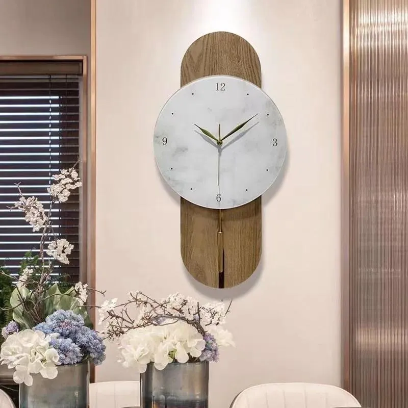 Väggklockor nordisk enkel klocka vardagsrum kreativt tyst modern design ovanlig estetisk vacker reloj pared heminredning