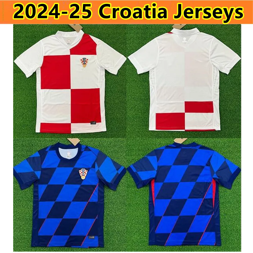 2024 Hırvatistan Futbol Formaları Modric 24 25 Brekalo Perisic Futbol Gömlek Brozovic Rebic Jersey Hayranları Oyuncu Milli Takımı Evde Erkek Çocuk Kitleri Düzenleme