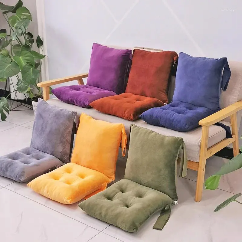 Conexión de cremallera de almohada 2 en 1 silla Se puede separar el reclinate de terciopelo de la almohadilla de la almohadilla de la oficina