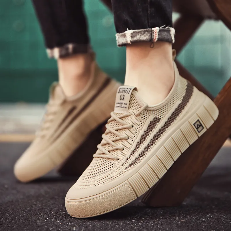 Men's Breathable Mesh Sports Shoes: Anti-Slip, Lightweight Summer Sneakers