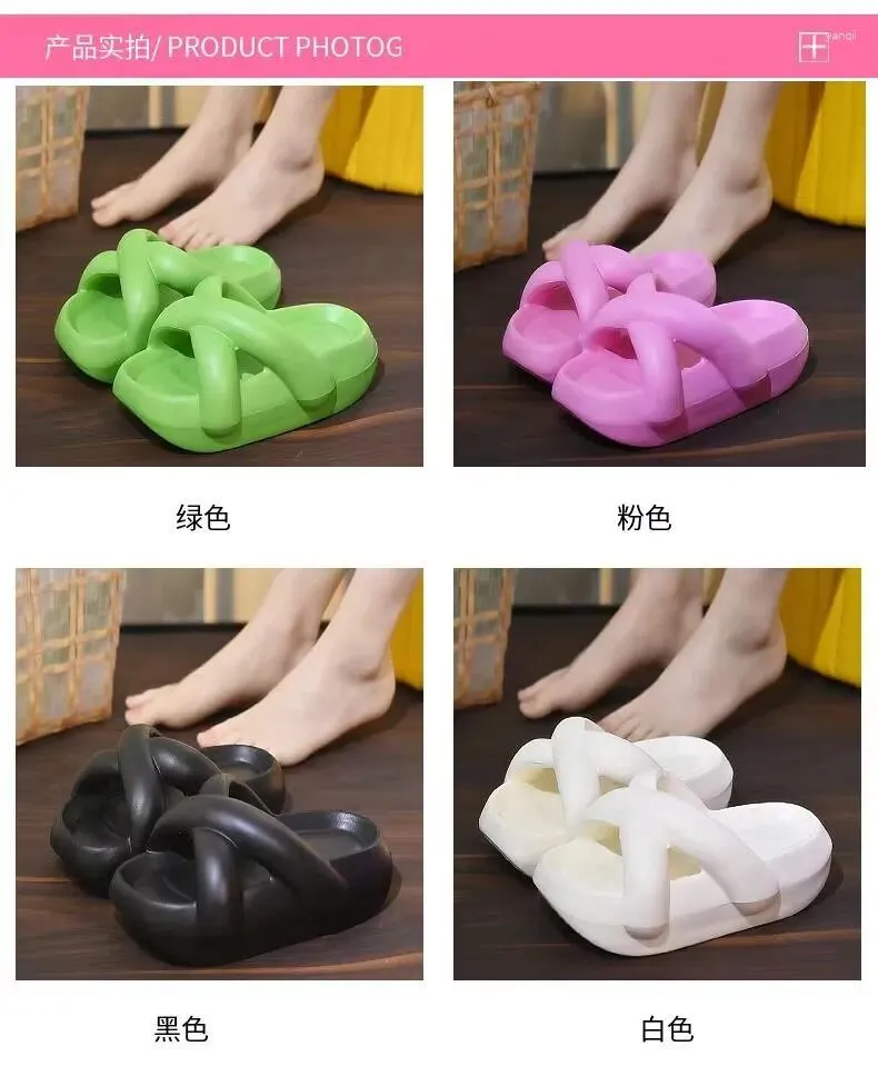 Slippers Summer Women Super Soft Fire без скольжения на пляже износостойкий