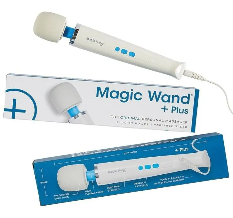 Magic Wand Plus potenti vibratori AV MASSAGER PERSONALE PERSONALE HV265 Prodotto di masturbazione femmina Prodotto sesso per adulti HV 2655359098