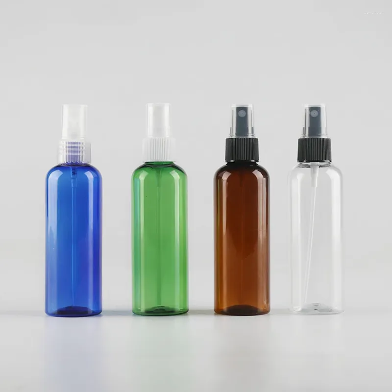 Бутылки для хранения 40 шт. 100 мл пустого круглого разбрызгивателя пластиковые бутылки100 куб.