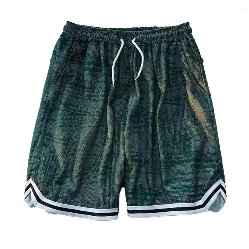Мужские шорты Polyester Регулярные короткие брюки баскетбол с твердым цветом пляжного спортивного бренда тренировки Chino
