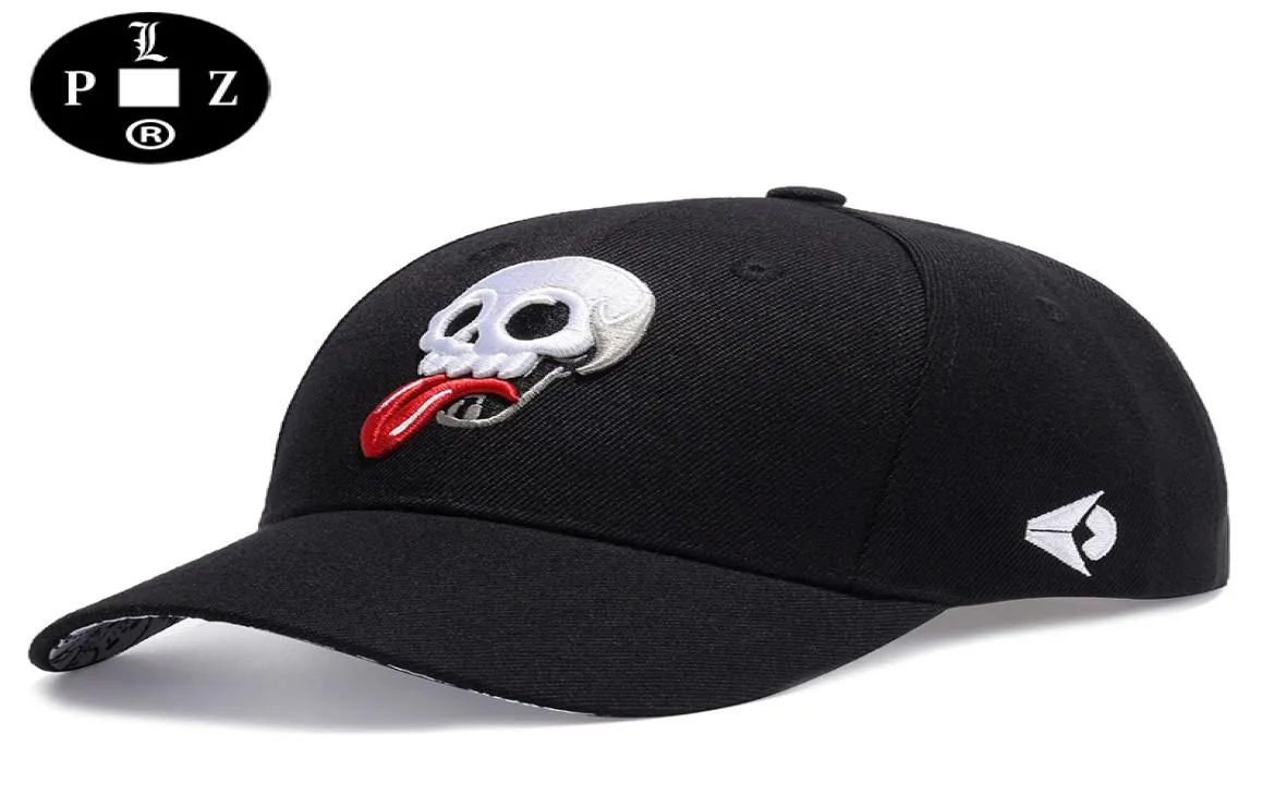 Plz swag Design Cap de baseball drôle de crâne de crâne de capuche Men Hip Hop Caps Hop Broidered Logo Summer Sun Hat Trucker Camiker For Women4154157