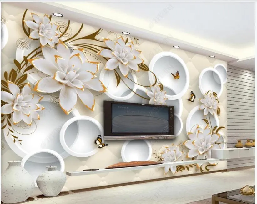 Sfondi per murali personalizzati 3d poin wallpaper moderno cerchio di fiori in rilievo moderno pacchetto morbido di sfondo murale tv wall wall wall wall wall wall wall wall wall wall wall wall wall wall wall wall wall wall wall wall wall wall wall wall wall wall home decora6544139