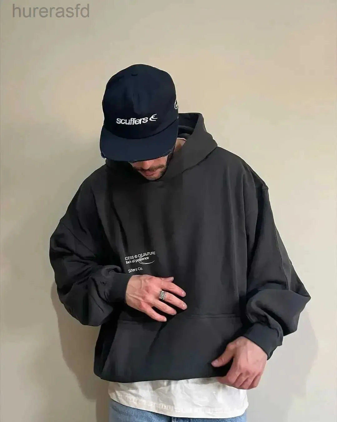 Y2K Mens Named Collective Hoodie Harajuku Hip Hop Alphabet Graphic named collective キャップy2k