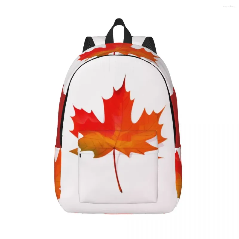 Backpack Student Bag Canada Day Illustration Parent-child Lightweight Couple Laptop