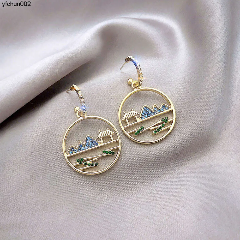 Chinese Style Earrings From a Paradise Designer New Trendy High-end Long for Women N8kh