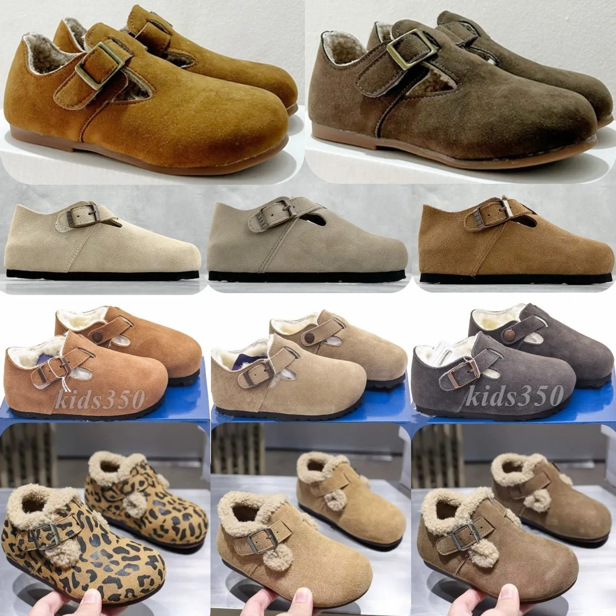 Kids Cork shoes toddler warm shoe boys girls winter clogs designer sandals children youth slip on beach Foot protection Shoes