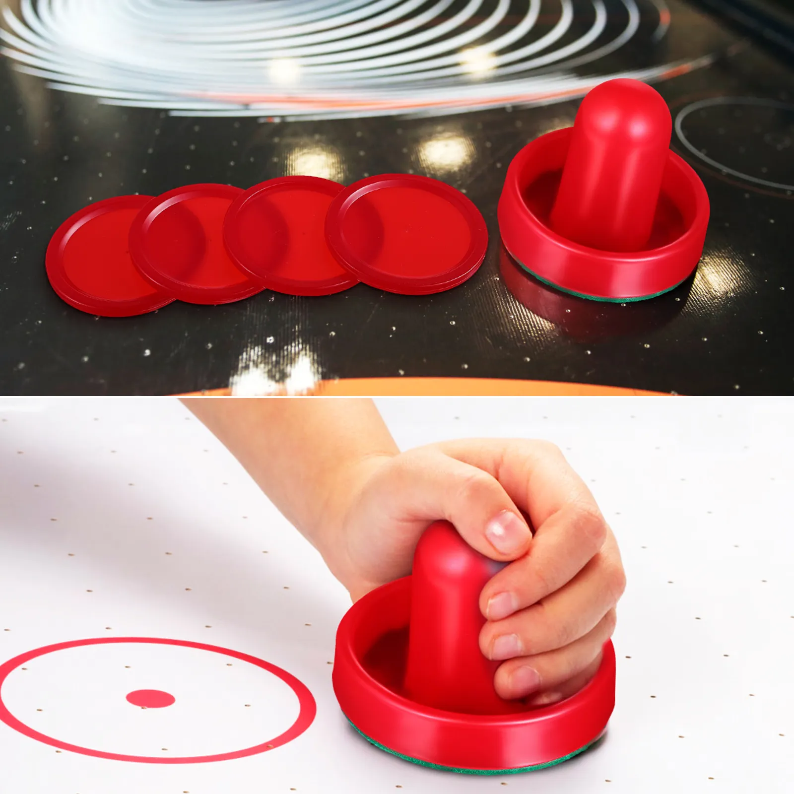 Air Hockey Pucks And Paddles URATOT Air Hockey Pushers And Pucks Set Air Hockey Pucks And Paddles URATOT Air Hockey Pushers And Pucks Set