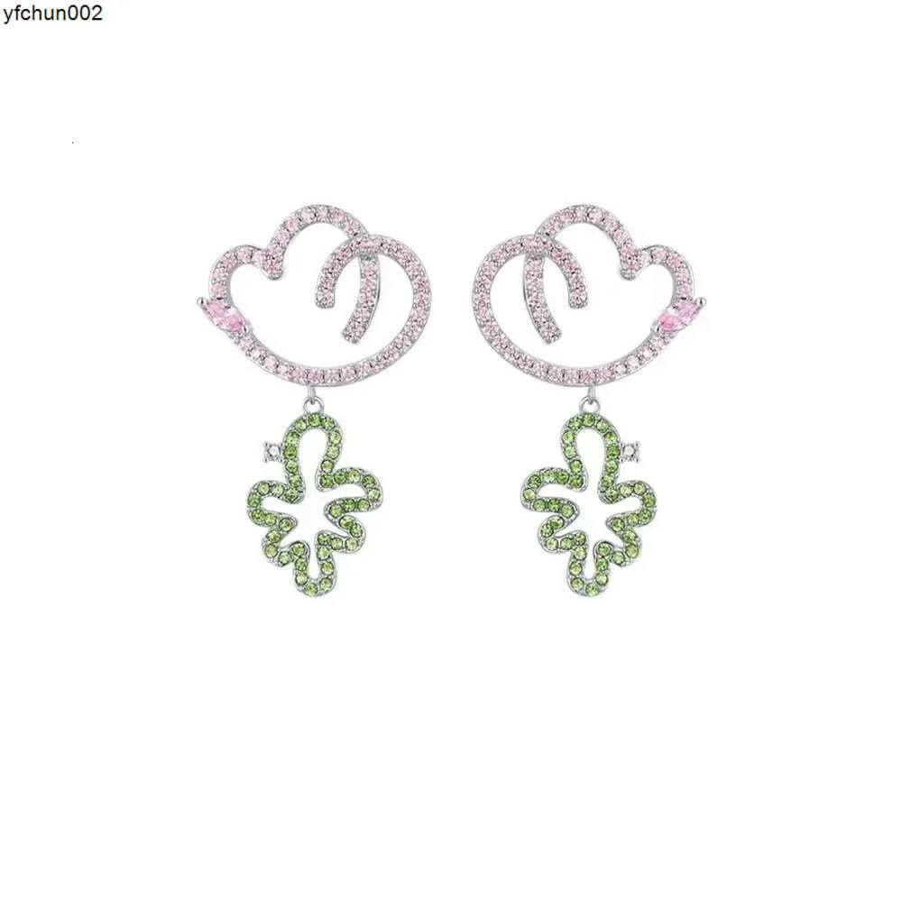 Designer Graffiti -Serie Cloud Ohrringe weibliche Minderheit Design Sinn hoher Earstuds 925 Silbernadelschmuck W3by