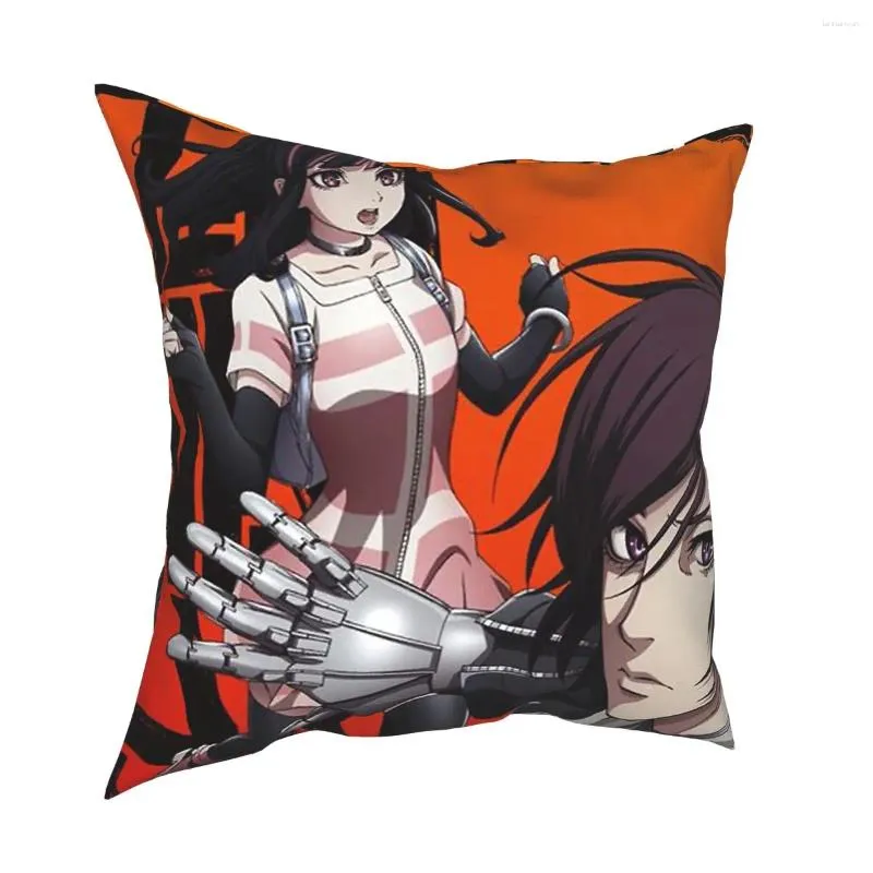 Oreiller Courrier Swindler Akudama Drive Anime Square Case Polyester S Cuthroat Hoodlum Creative Pillow Cover Home Decor