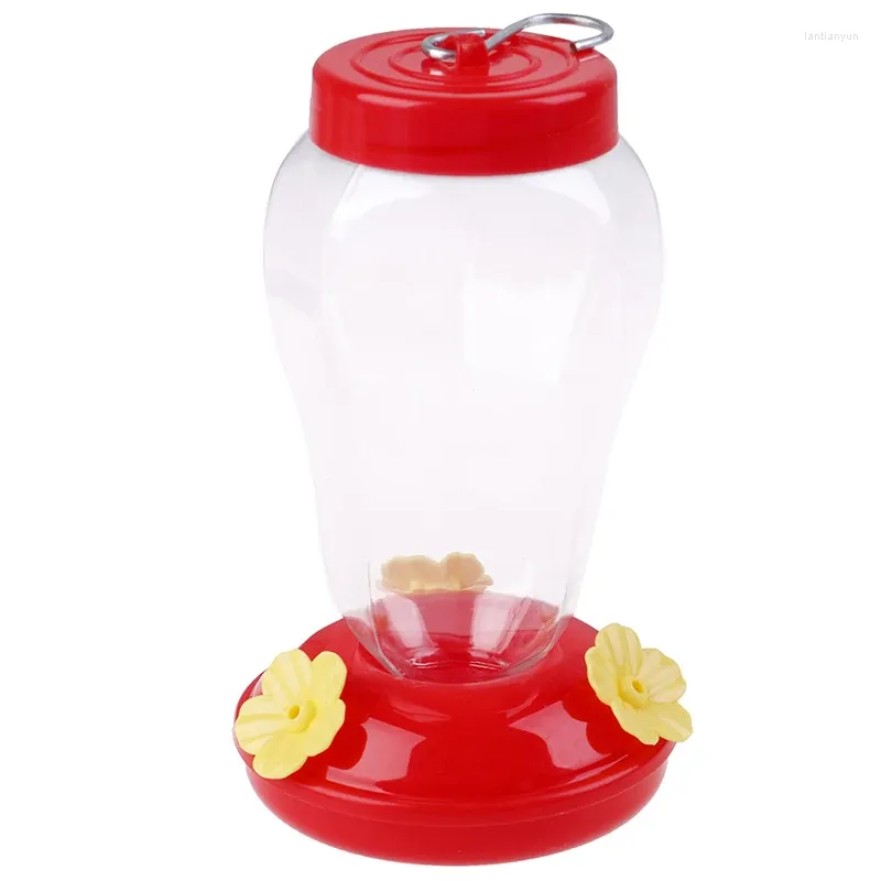 Andere vogels benodigdheden 1 pc Hummingbird Feeder Garden Outdoor Plastic met draadhaakmerk Hoogwaardige water