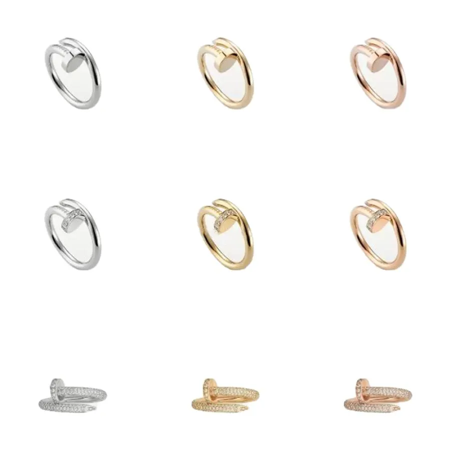 Nouveau designer de haute qualité Design Titanium Ring Jewelry Men and Women Couple Rings Modern Style Band223x5751671
