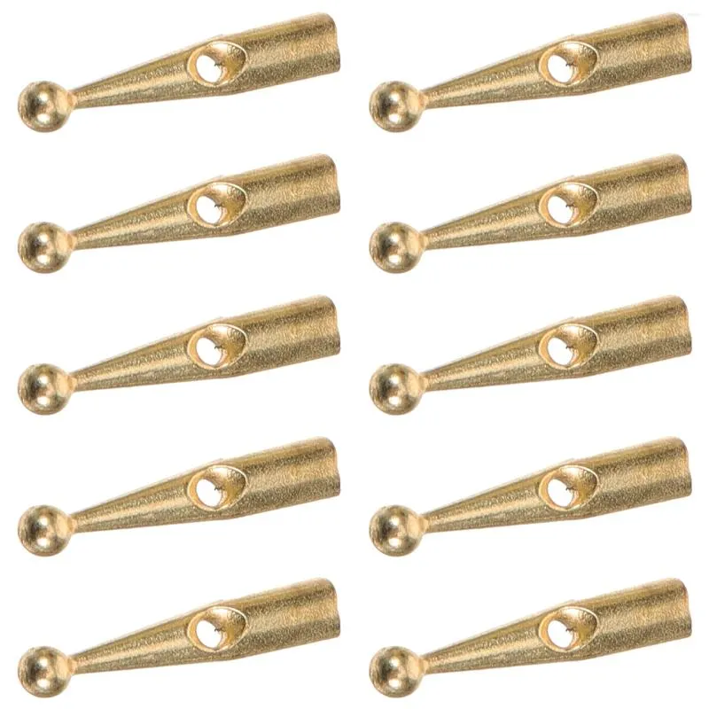 Regenschirme 10 PCs Regenschirmzubehör Metallknochenabdeckungen Teile falten Ersatz Schwanzperlen