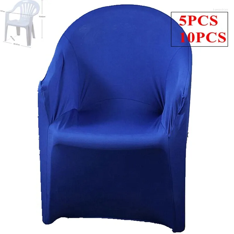 Chair Covers Royal Blue Lycra Spandex Arm Cover Wedding For Event Party El Decoration