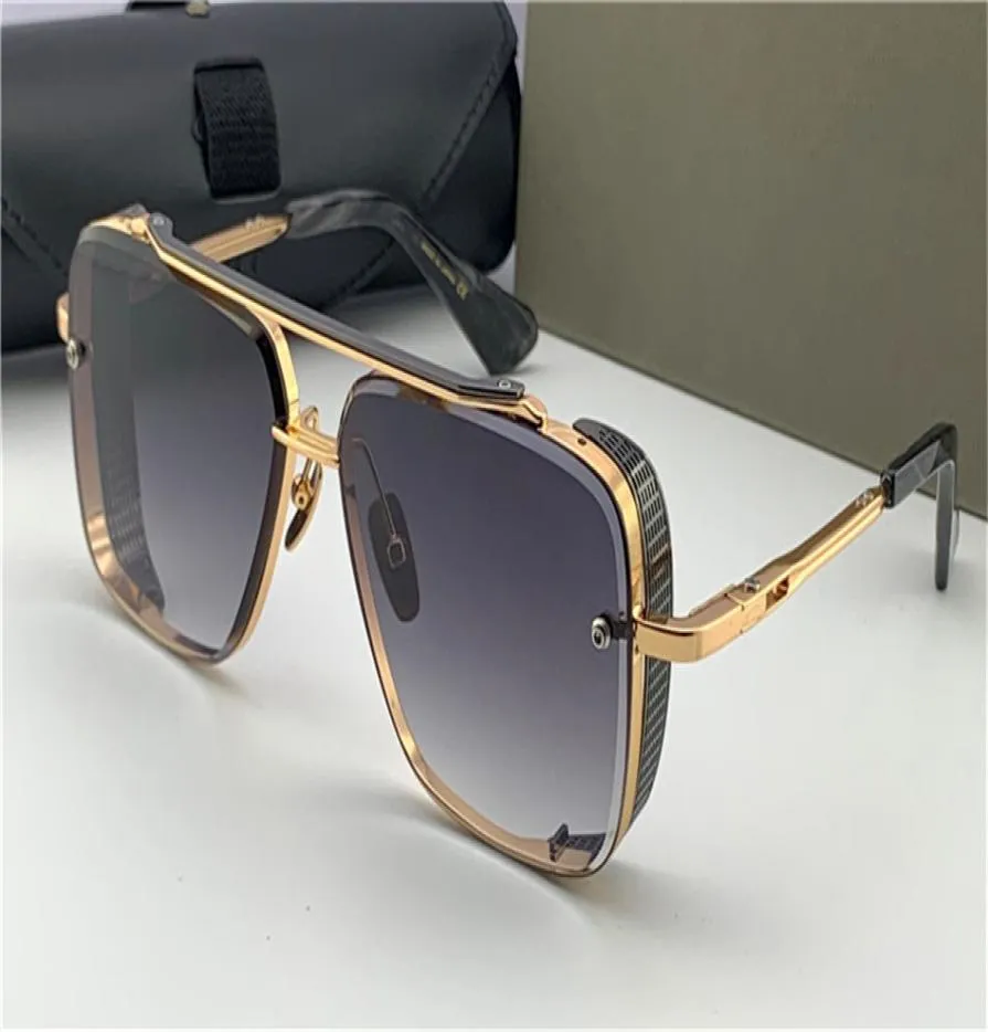 Lunettes de soleil pour hommes lunettes de soleil lunettes limités en édition limitée K Gold Mirror Lens Gold Color Unisexe Outdoor8083039