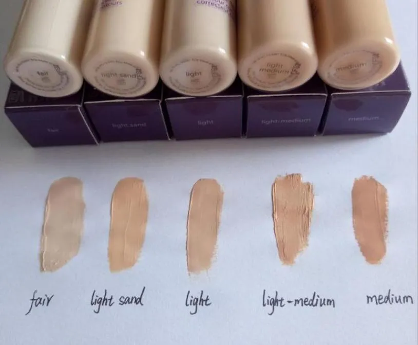 Women Contour Cofties Foundation Rustereur 10ml Makeup Face Swearers Creamers 5 Colors Fair Light Sand Medium4799234