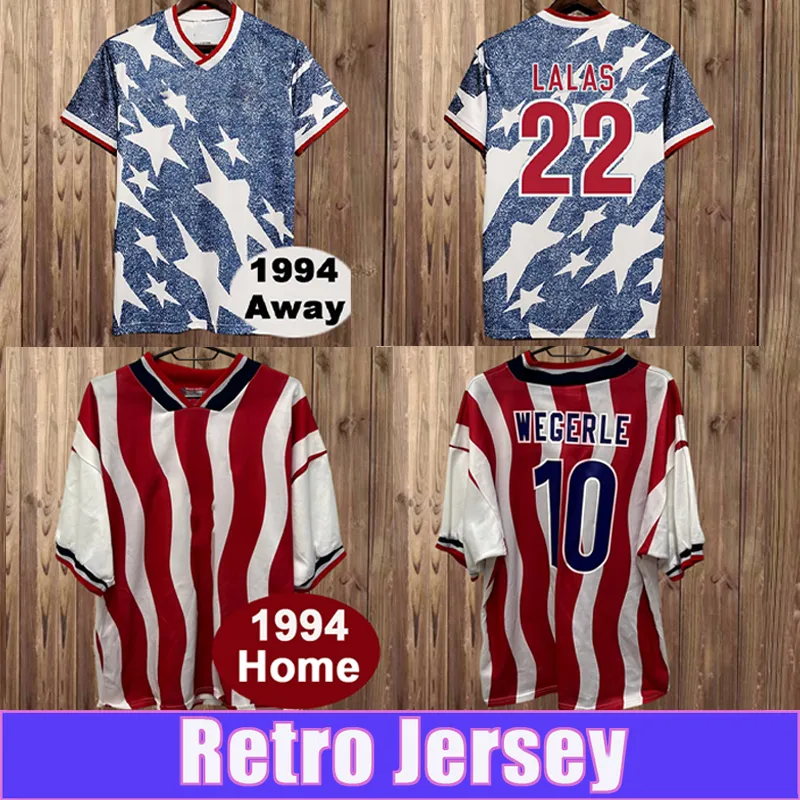 Save Big on Bulk Usa 1994 Away Jersey 1994 United Mens Retro Soccer Jerseys  States LALAS SORBER BALBOA STEWART WEGERLE MOORE Vintage Home Away