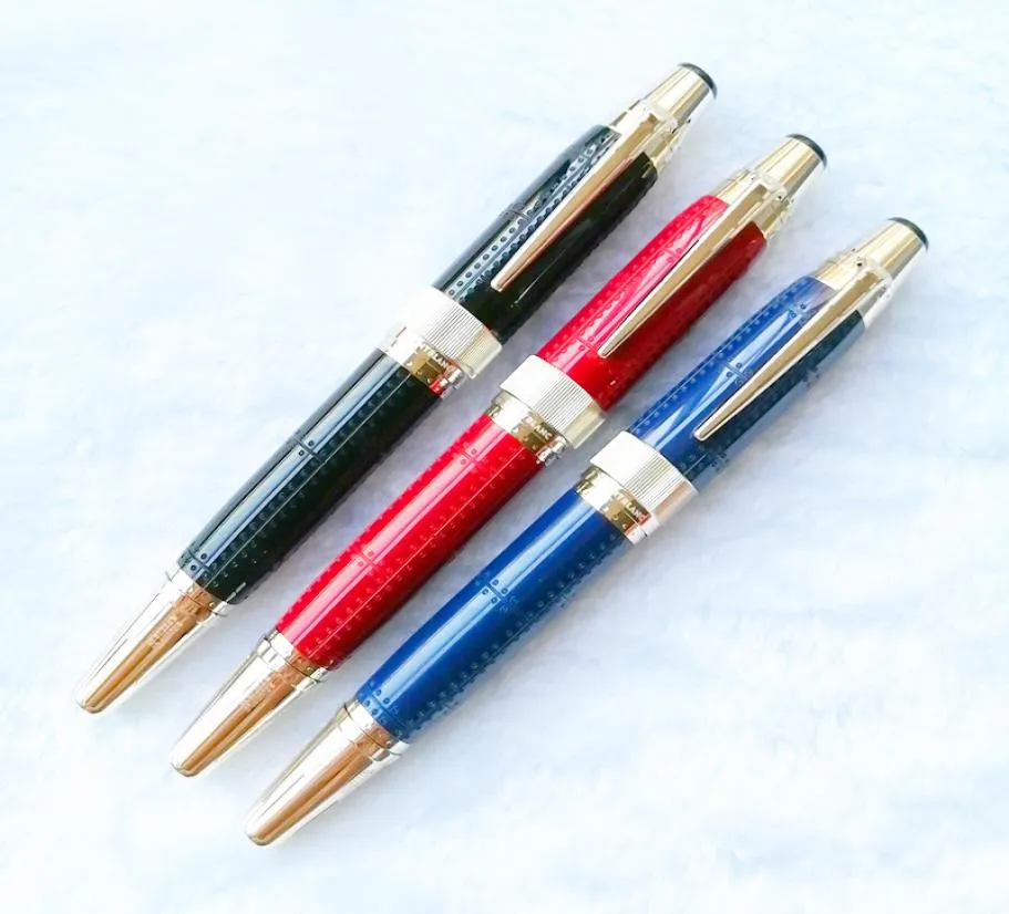 Luxury Mt Pen Limited Special edition St Exupery Signature Wine red Blue Black Resin Roller Ballpoint Fountain pens Writing offic9418824