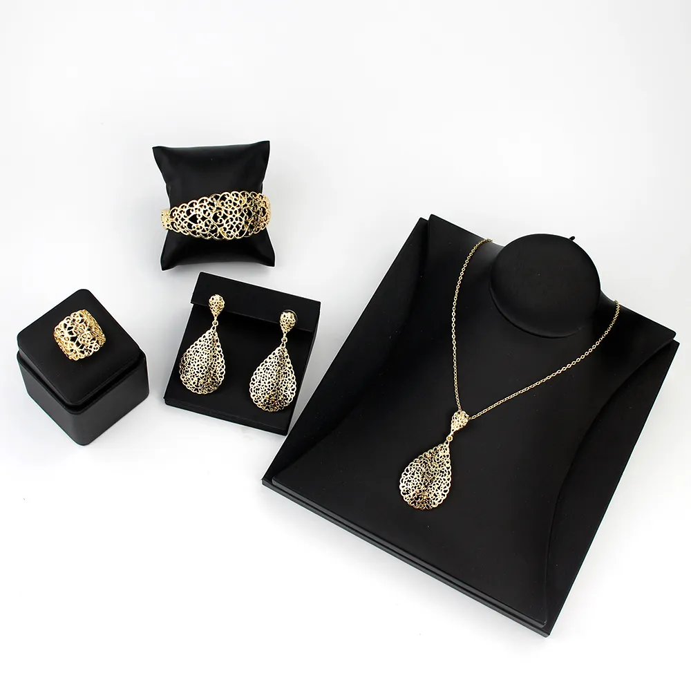 Dubai Gold Plated Arabic Jewelry Set