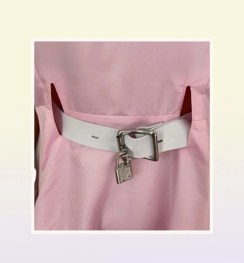 Andere Höschen ddlg ABDL Zurückhaltung Outfit abschließbares Lolita Kleid mit Schloss Anklecuffs Kragen sexy Kostüm für Frauen Plus Size Mistre1246960