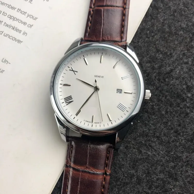 Elegant Top Brand Designer Men Watch Leather Strap 40mm Luxury Mens Watches Fashion Wristwatches For Man Valentines Day Christmas Mothers Day Gift Montre De Luxe From 19 43 DHgate