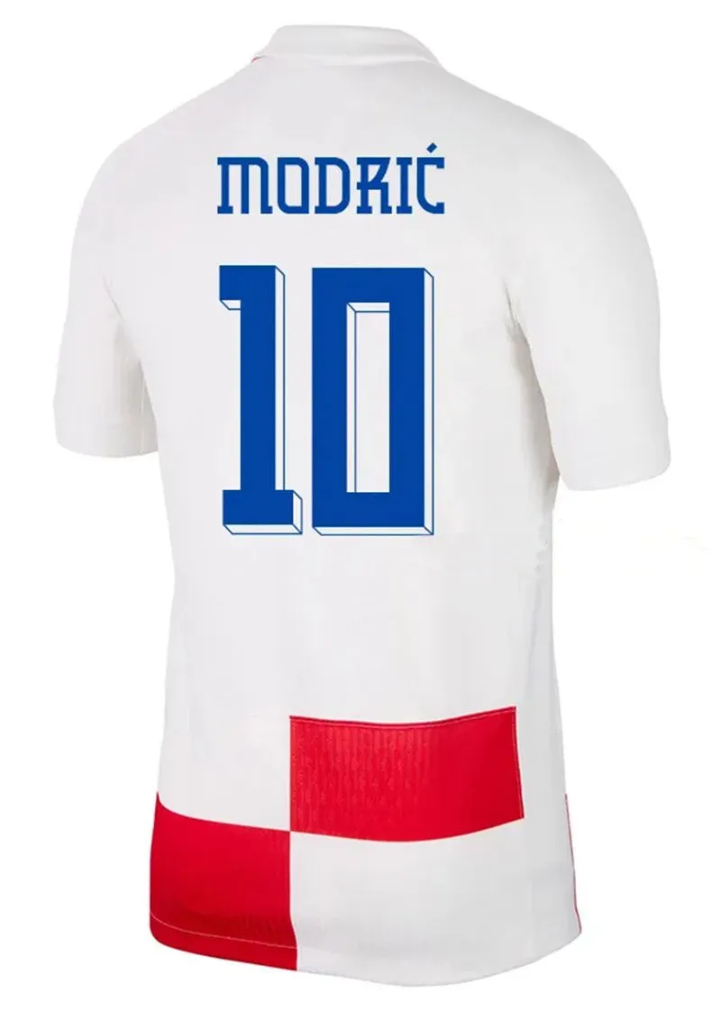 Croatian National Team Soccer Jersey Men Short Sleeve Polyester