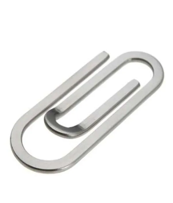 Stainless Steel Metal MultiFunction Men Money Clips Paper Clip Holder Folder Credit Card Portfolio Money Holder Silver Clip6711682