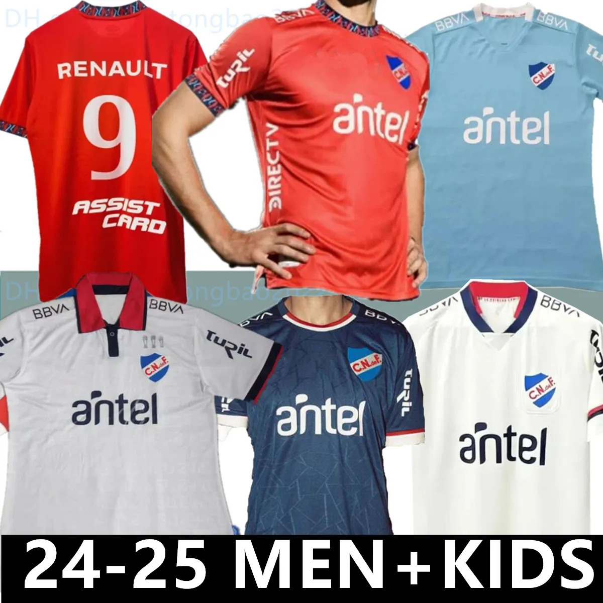 24 25 Luis Suarez Club Nacional Soccer Jerseys Uruguay Uniforms Asuncion National 2024 2025 Brahian Ayala Danilo Santacruz Carlos Arrua Shirts Champions Special