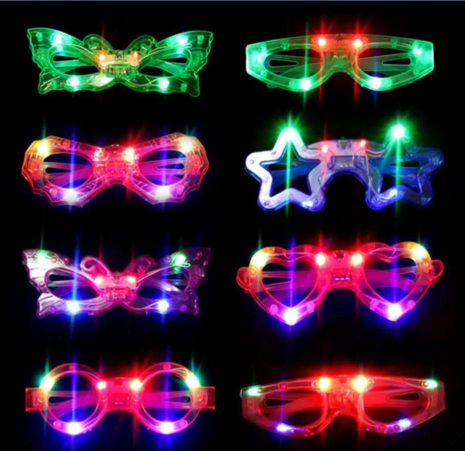 LEDES LED Les enfants éclairer des lunettes de fête des lunettes de Noël d'anniversaire de Noël Multi Shapes4027188