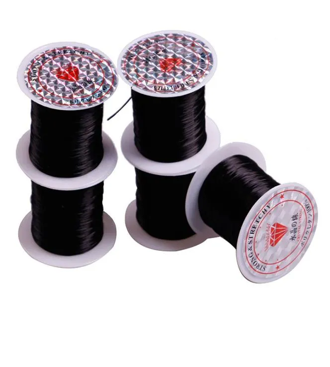 ZF Weaving Thread Elastic Thread for Wig Sewing Crystal Thread 10 Moll för hår Wefts Hårförlängningar Sömlösa peruktillbehör T8406004