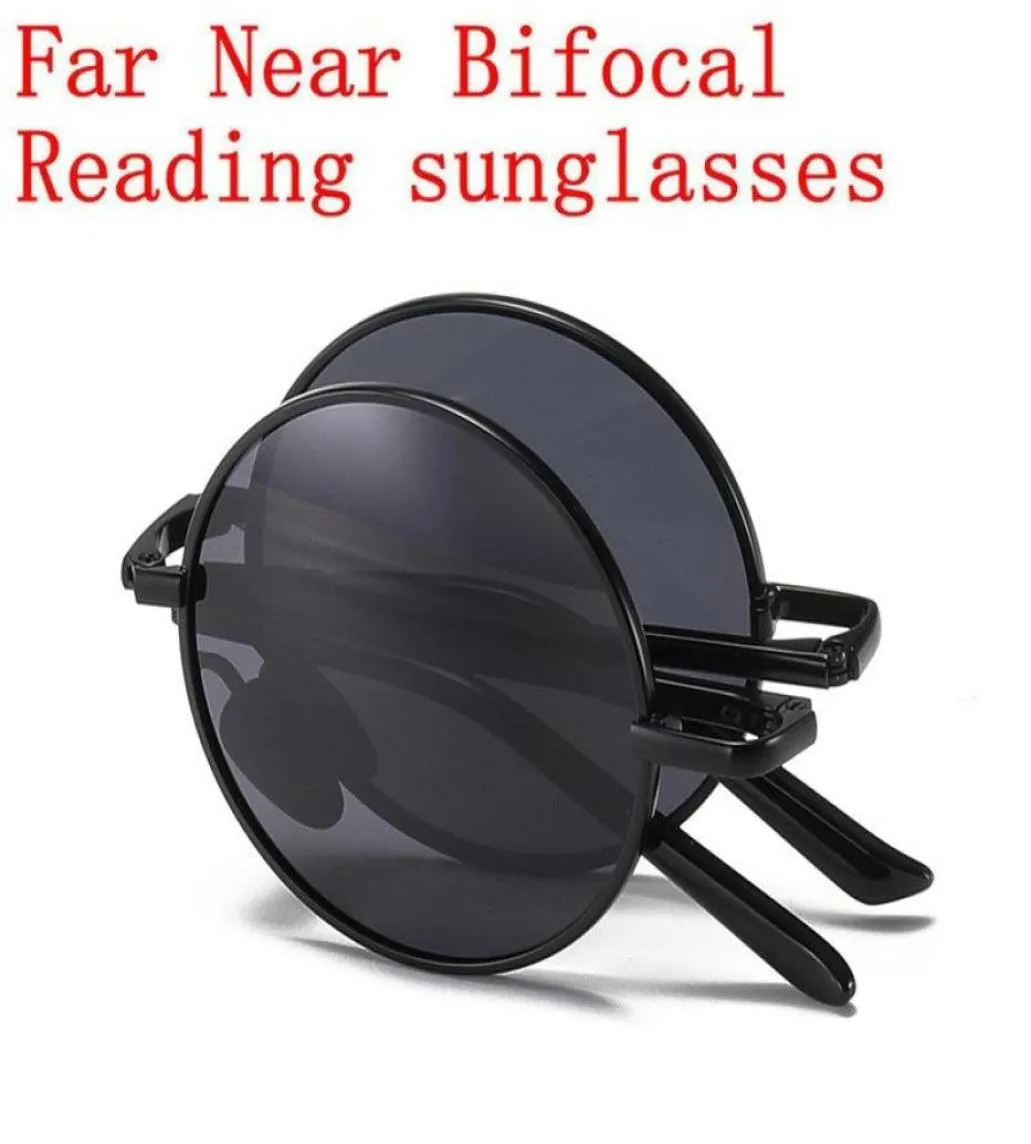 サングラスポータブル折りたたみ式バイフォーカルリーディングメガネ男性のための軽量の快適なファッションリーダーnxsunglasses7358957