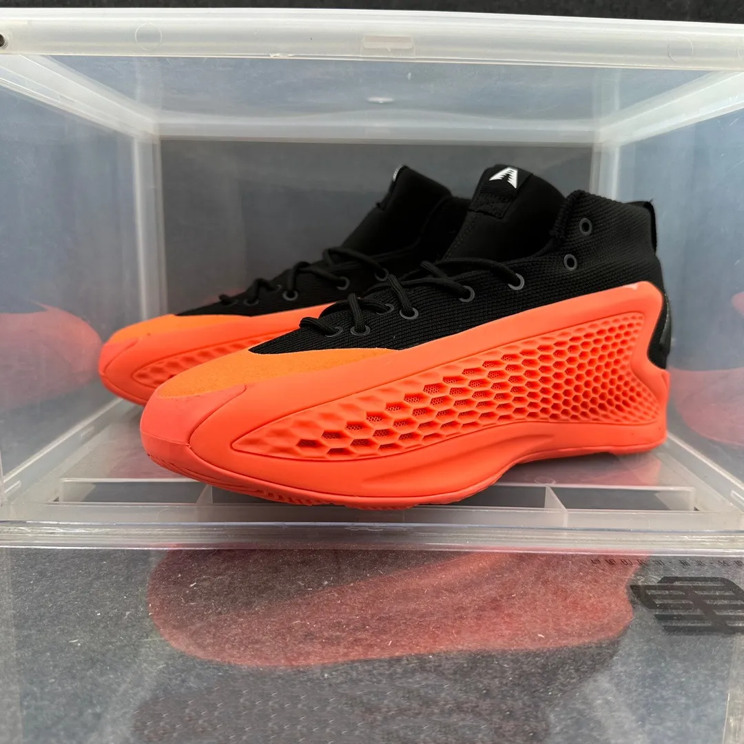 Sıcak AE1 Siyah Altın Sarı Velocity Mavi Best of Adi Anthony Edwards Basketbol Ayakkabıları Sınıf Okulu Sport Shoe Trainner Spor Sabahları 9541