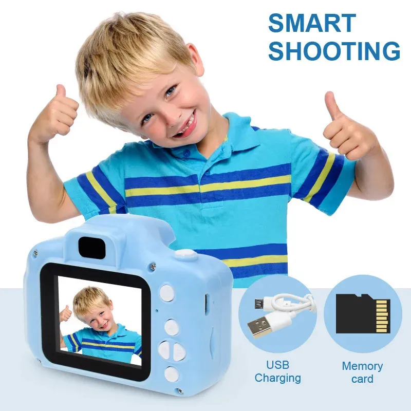 X2 HD Mini Digital Camera kan POS en video's kleine SLR -cadeau speelgoed Childrens 240407 nemen