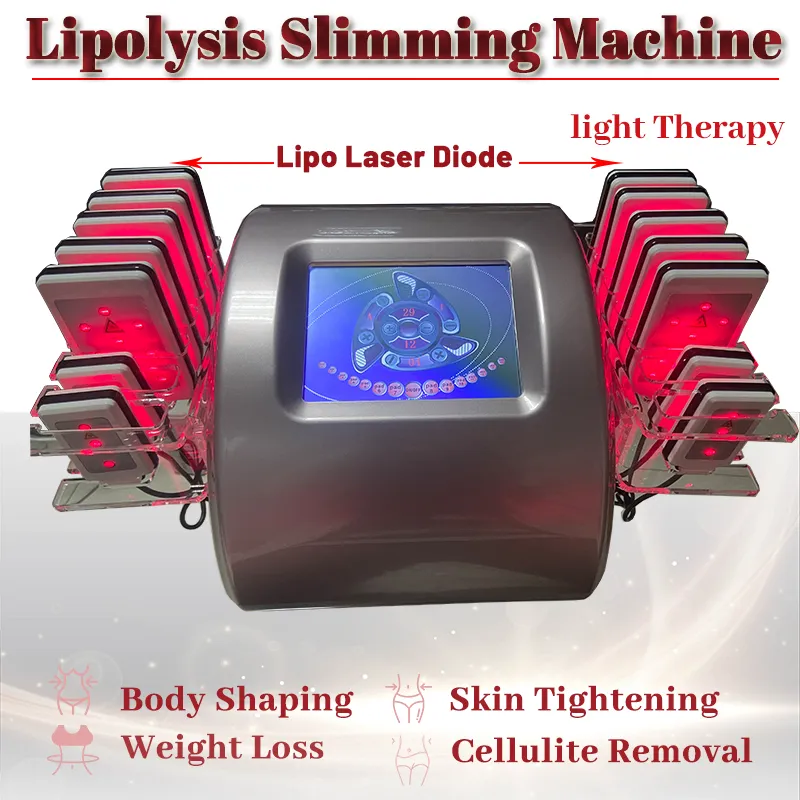 Diodo lipo láser eliminación de grasa lipólisis para adelgazar pérdida de peso brazos de panza piernas de cuerpo entero tratamiento no invasivo